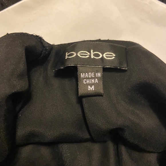 BEBE Evening Gown w/train. Sz Med - Picture 5 of 5